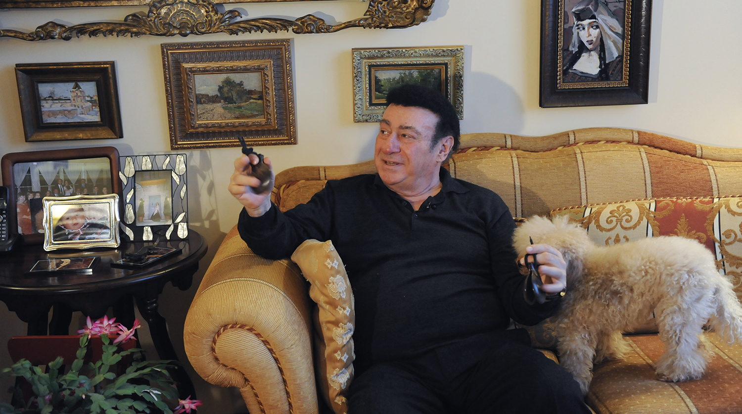2009 год. Зураб Соткилава во время интервью журналистам