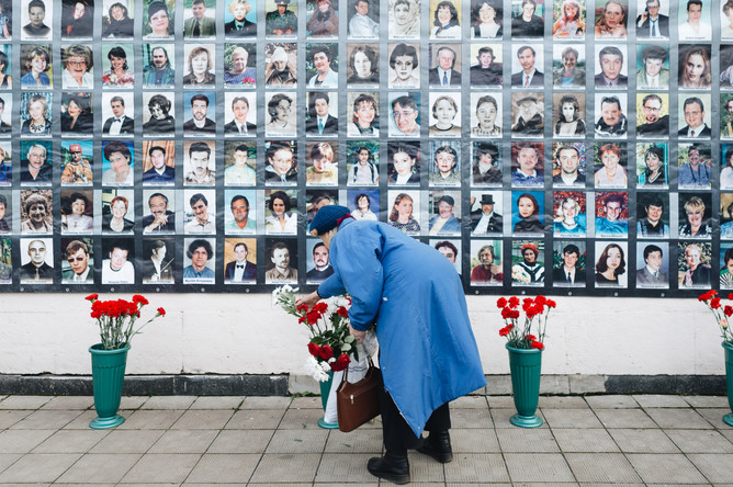 Возложение цветов в 15-летнюю годовщину теракта на Дубровке, 2017 год