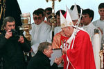 Лех Валенса и папа Иоанн Павел II