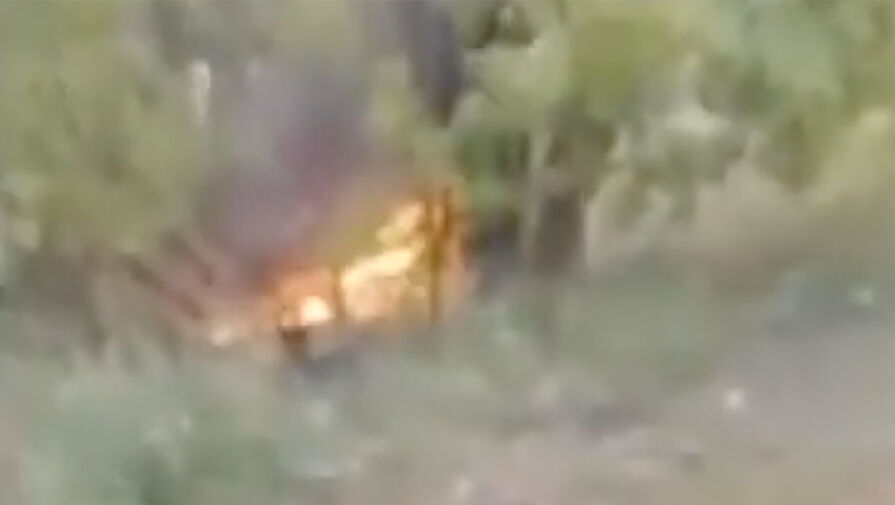 В Удмуртии мужчины сняли на видео, как сжигают угнанную семерку пенсионера