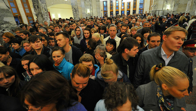 Час пик в московском метро