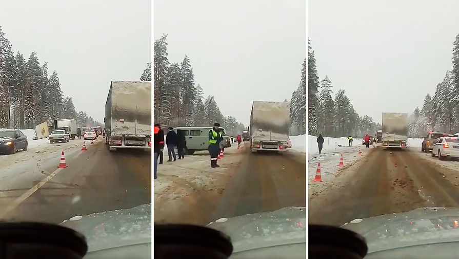 Последствия аварии в&nbsp;Ленинградской области, 6 февраля 2018 года