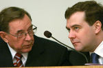  Вениамин Яковлев и Дмитрий Медведев, 2004 год