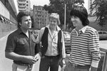 Лев Лещенко с французскими музыкантами из группы Space, Москва, 1983 год