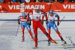Российские лыжники в погоне за Петтером Нортугом