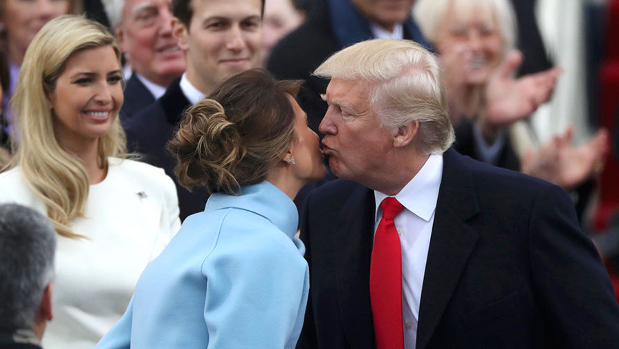 Дональд Трамп и его супруга Меланья на&nbsp;инаугурации 45-го президента США, 20 января 2017 года
