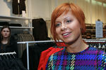 Юлия Савичева на открытии первого в Москве магазина H&M, 2009 год