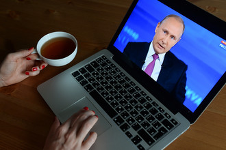 Трансляция «Прямой линии с Владимиром Путиным»