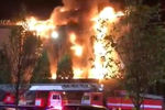 Пожар в торговом центре «Гранд-парк» в центре Грозного, 19 сентября 2019 года
