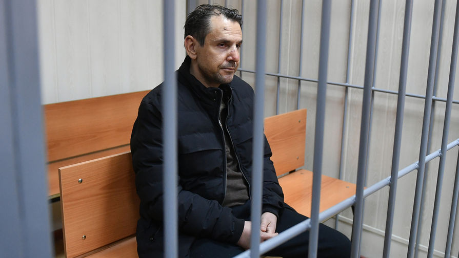 Борис Гриц во время рассмотрения ходатайства следствия об аресте в Пресненском суде Москвы, 24 октября 2017 года