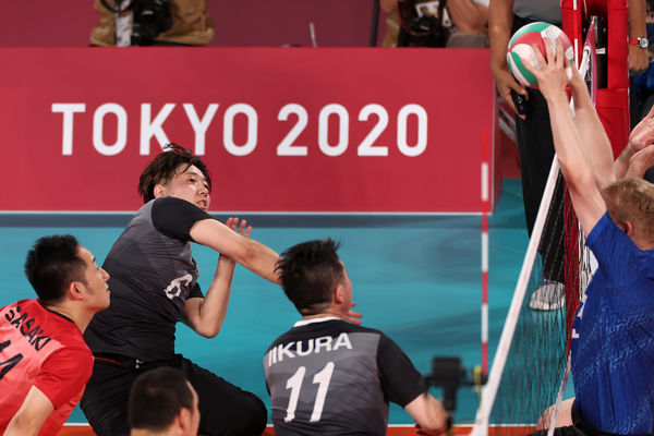 Матч Россия — Япония по волейболу сидя на Паралимпиаде в Токио — 2020