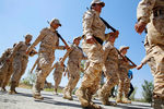 Боевые учения батальона на специальном полигоне в Северном Ираке