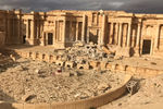 Римский амфитеатр в исторической части сирийской Пальмиры, 2 марта 2017 года
