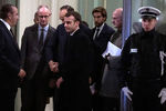 Президент Фрацнии Эммануэль Макрон после экстренного совещания кризисного штаба МВД в связи с антитерроритической операцией в Страсбурге