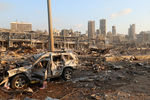 Последствия взрыва в порту Бейрута, 4 августа 2020 года