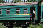 На месте столкновения пассажирского и грузового поездов на железнодорожном перегоне между Наро-Фоминском и Бекасово в районе Московской области