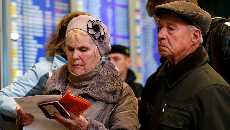 Пассажиры отмененных рейсов в&nbsp;аэропорту Домодедово
