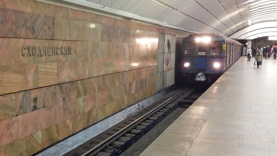 В московском метро поезд протащил по платформе зажатую в дверях девушку