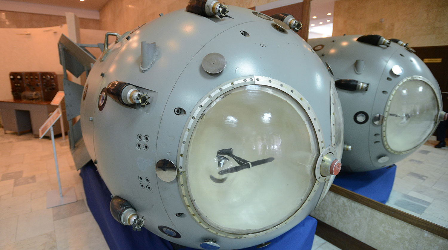 

The first Soviet atomic bomb RDS-1 at the Museum of the Russian Federal Nuclear Center

