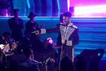 Lil Nas X во время выступления на церемонии вручения премии «Грэмми» в Лас-Вегасе, 3 апреля 2022 года 