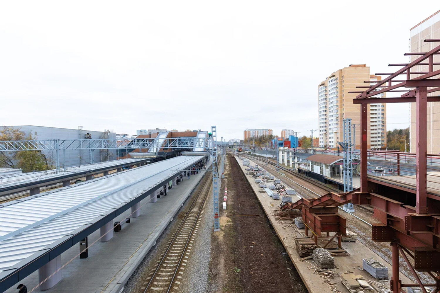 В Московской области продолжается реконструкция самого большого городского  вокзала - Газета.Ru | Новости