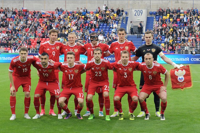 Сборная России перед матчем