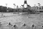 1974 год. Бассейн «Москва», существовавший с 1960 по 1994 в центре Москвы, на месте Храма Христа Спасителя
