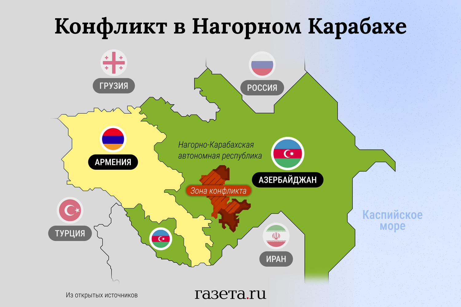 Конфликт в Нагорном Карабахе - Газета.Ru