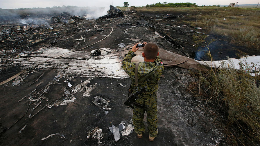 Село Грабово. Место крушения Boeing 777 (рейс MH17), 17 июля 2014 года