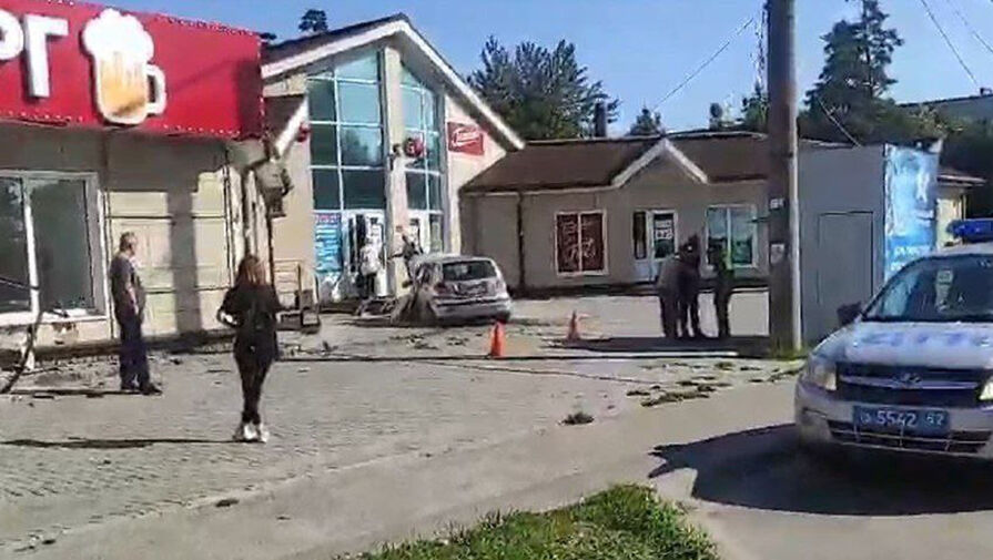 Пьяный водитель врезался в алкогольный магазин в Дзержинске