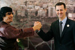 С президентом Сирии Башаром Асадом, 2008 год