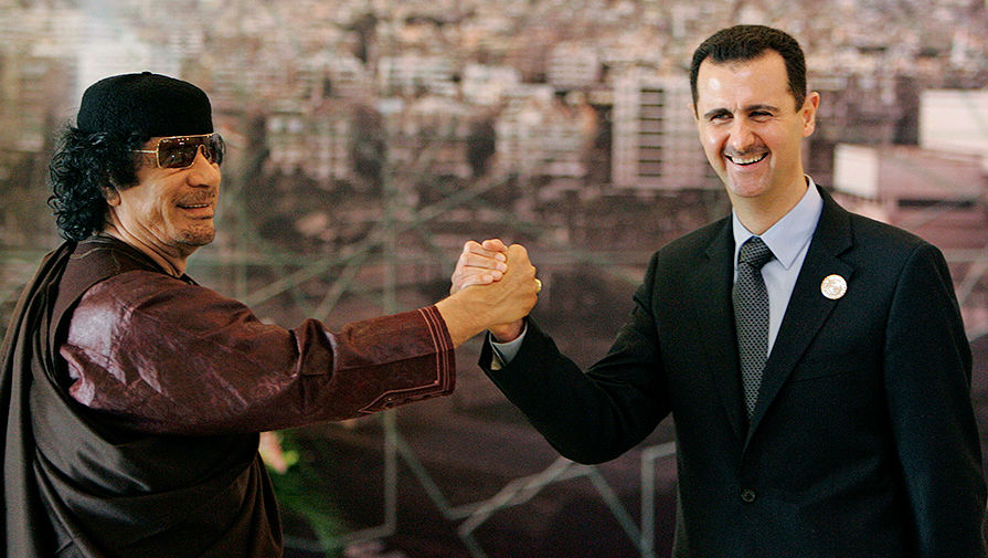 С&nbsp;президентом Сирии Башаром Асадом, 2008&nbsp;год