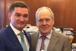 Ирек Миннахметов и первый президент Татарстана Минтимер Шаймиев