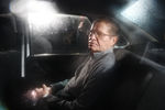 Экс-министр экономического развития России Алексей Улюкаев в машине после слушаний в Замоскворецком суде Москвы, декабрь 2017 года