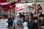 Митинг, организованный Народным фронтом Латвии против военных действий в Вильнюсе, 13 января 1991 года