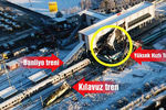 Схема с места железнодорожной катастрофы в Анкаре, 13 декабря 2018 года