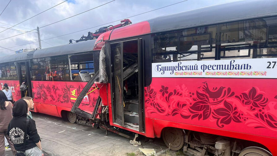 Стала известна причина жесткого ДТП с трамваями под Челябинском