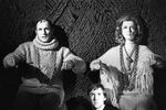 Владимир Высоцкий с Аллой Демидовой и Александром Пороховщиковым в спектакле Театра на Таганке «Гамлет», 1979 год