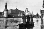 Во время наводнения в Москве, апрель 1908 года