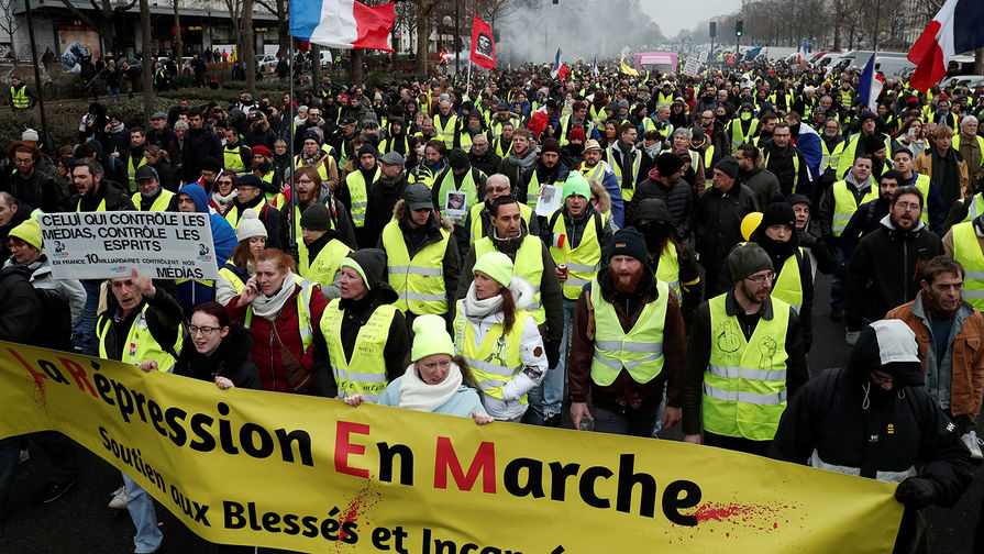Простесты «Желтых жилетов» во Франции, 26 января 2019 года