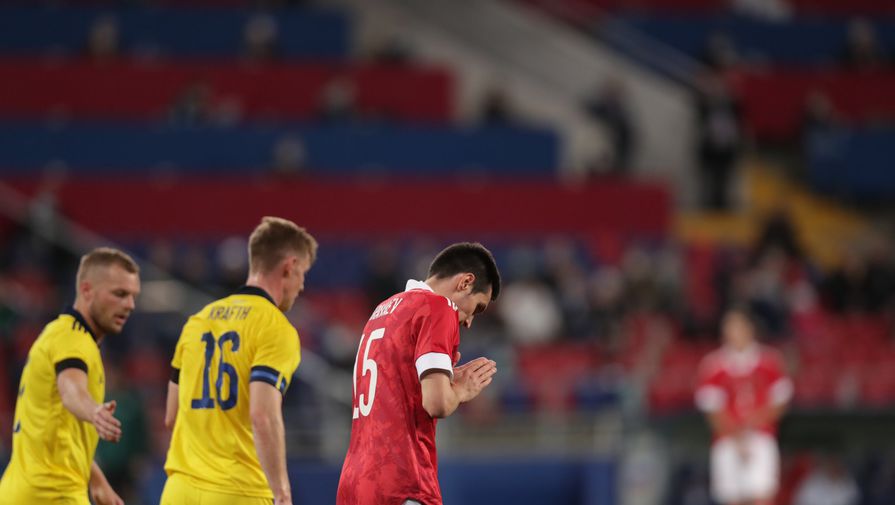 Фрагмент матча Россия — Швеция