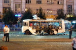 Последствия взрыва пассажирского автобуса, Воронеж, 12 августа 2021 года