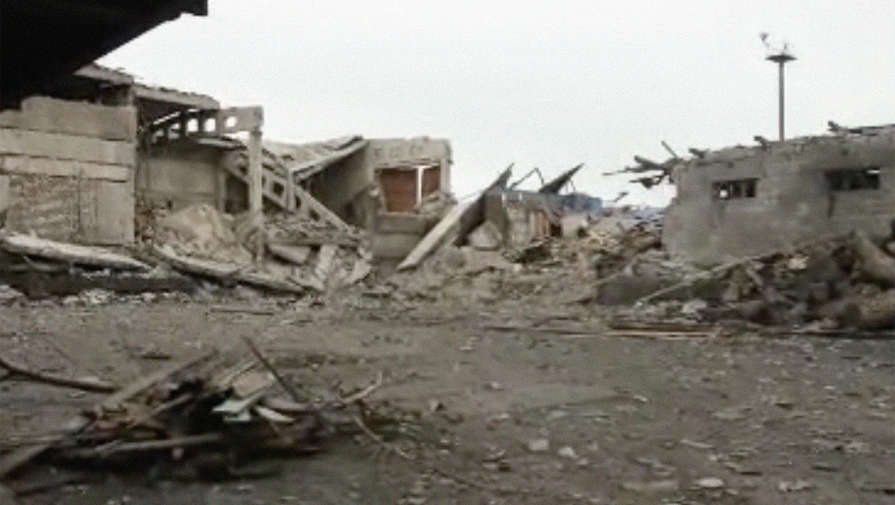 Минобороны показало на видео последствия удара Точки-У в Запорожской области