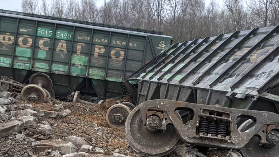 В Волгоградской области произошел сход вагонов после вмешательства посторонних