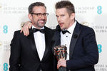 Итан Хоук и Стив Карелл на церемонии вручения кинопремий BAFTA в Лондоне
