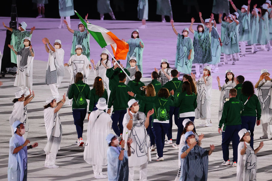 Сборная Ирландии на церемонии открытия Игр