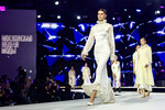 Модели во время гала-показа российских дизайнеров по случаю открытия Московской недели моды на выставке-форуме «Россия» в павильоне №75 на ВДНХ, 1 марта 2024 года
