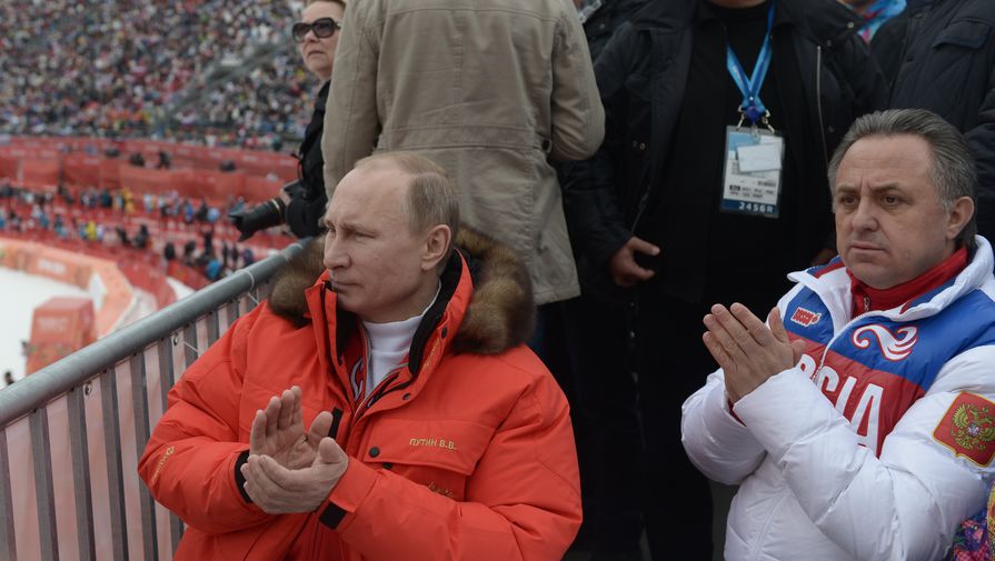 Президент России Владимир Путин на Олимпиаде в Сочи — 2014