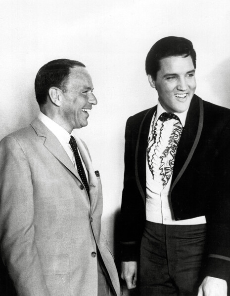 Певцы Фрэнк Синатра и Элвис Пресли, 1965&nbsp;год