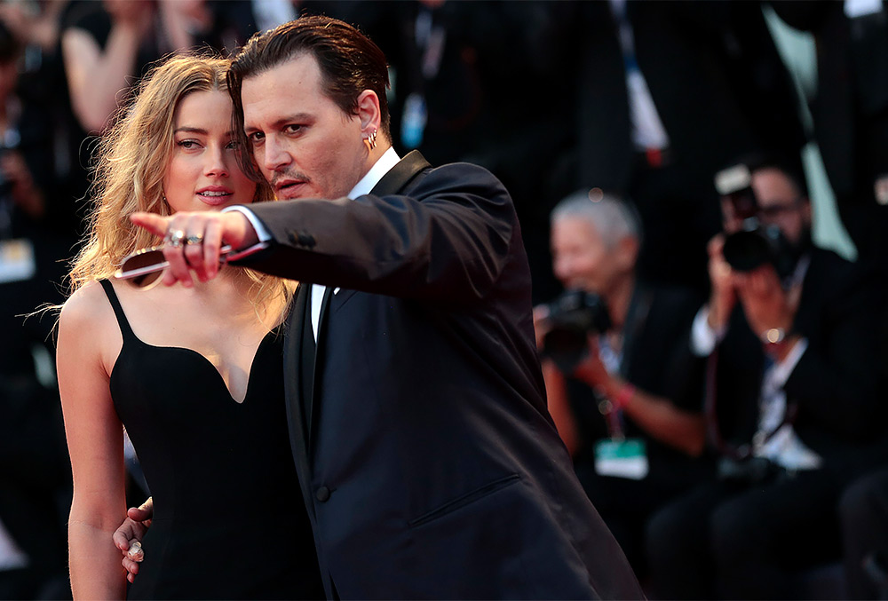 Джонни Депп и Эмбер Херд на премьере фильма «Черная месса» на Венецианском кинофестивале – 2015